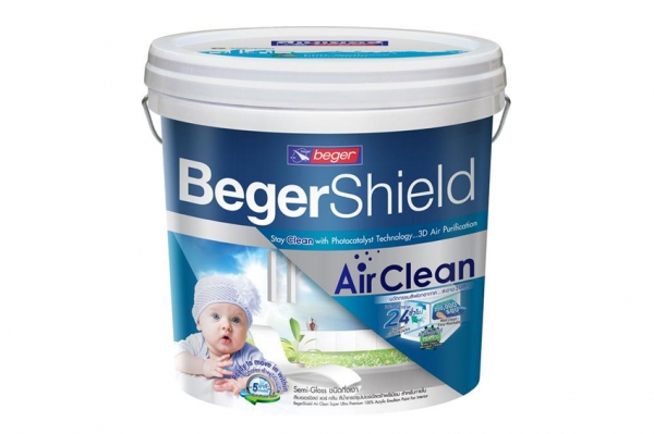 BegerShield Air Clean เบเยอร์ชิลด์ แอร์ คลีน สีฟอกอากาศสะอาด 3 มิติ