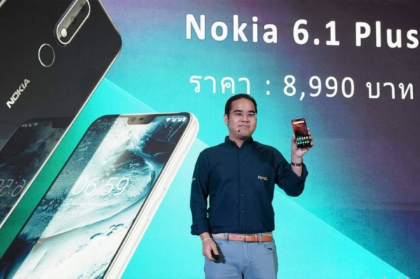 โนเกียเปิดตัว Nokia 6.1 Plus ชูจุดแข็งจอใหญ่ไร้ขอบรุ่นแรก