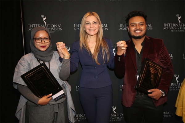 พิธีมอบรางวัล “JCS International Young Creatives Award 2018” จัดขึ้นในงาน International Emmy World Television Festival