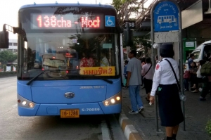 SCN-CHO ส่งรถเมล์ NGV ครบ 489 คันภายใน มี.ค. 62 วางแผนงานดูแลหลังการขาย 10 ปี
