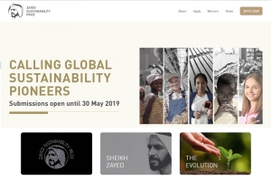 เปิดรับสมัครผู้เข้าชิง Zayed Sustainability Prize 2020