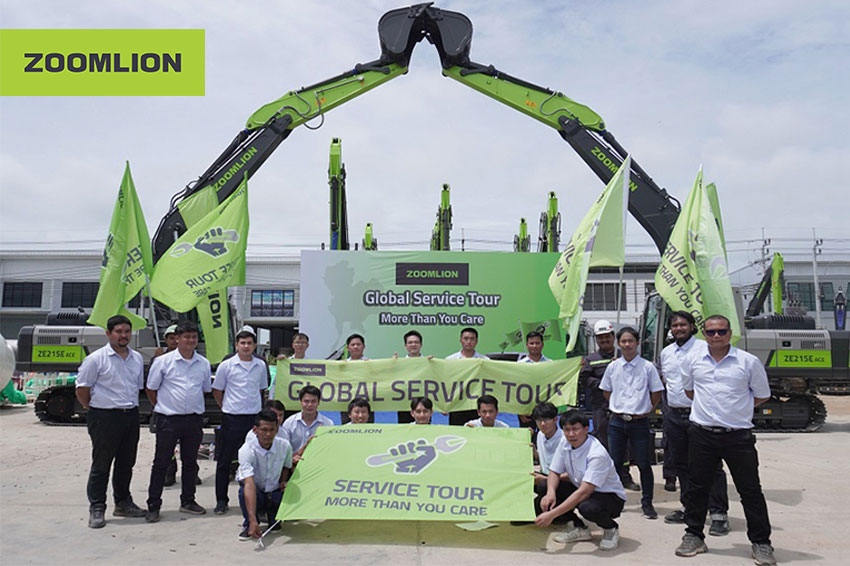 Zoomlion จัดงาน “Global Service Tour-Thailand” ตอกย้ำการให้ความสำคัญกับงานบริการหลังการขาย