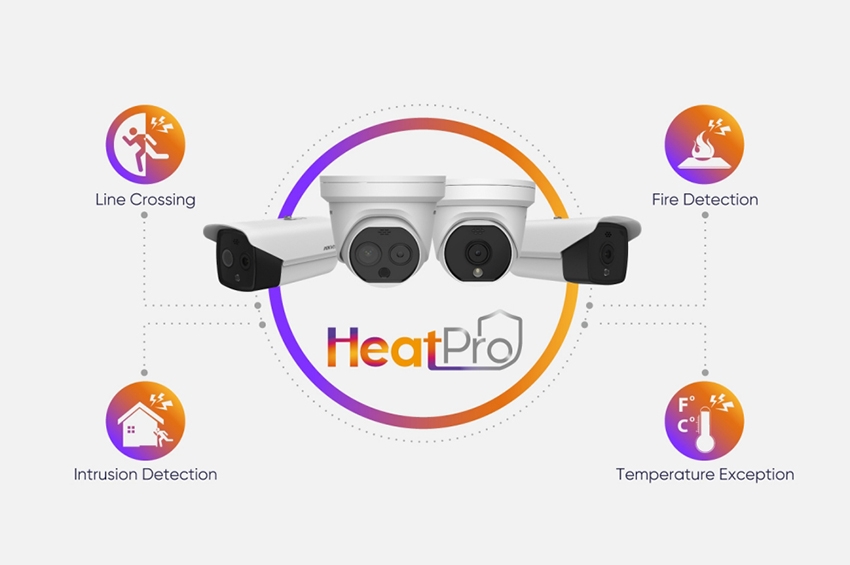 HeatPro Series นำการรักษาความปลอดภัยบริเวณรอบพื้นที่  และการป้องกันอัคคีภัยสู่ตลาด Mass